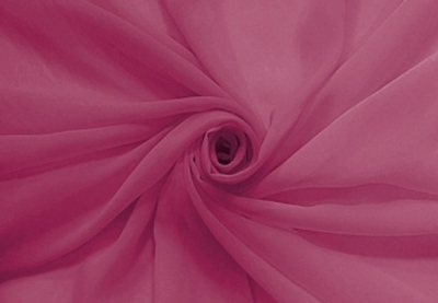 Ткань Шифон, 120гр/м.п., 150 см, розовая пудра