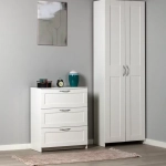 Сириус Комод 3 ящика 782х412х946 Белый