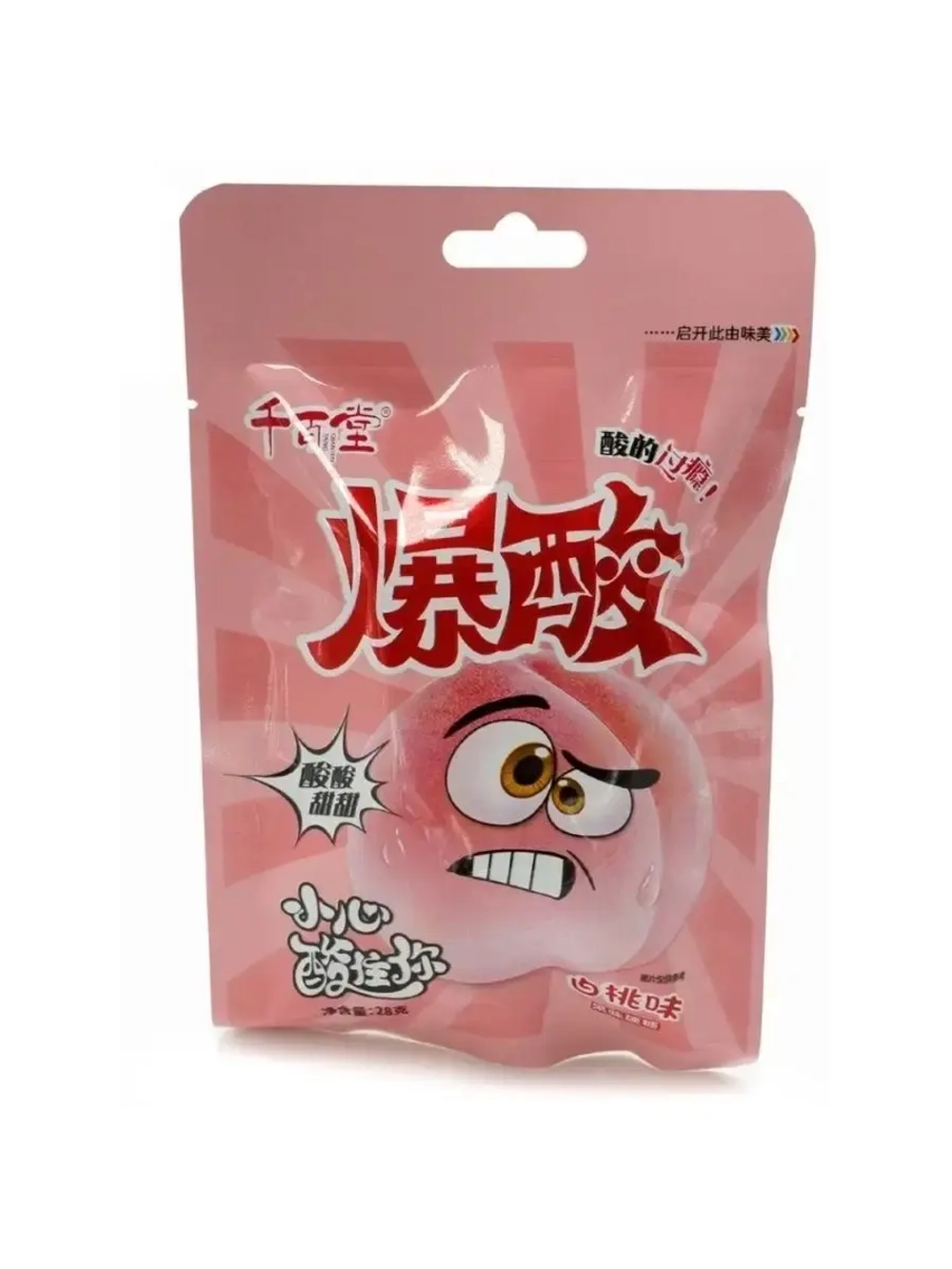 Ассорти взрывных фруктов с кисло-сладким вкусом 28*20 штук