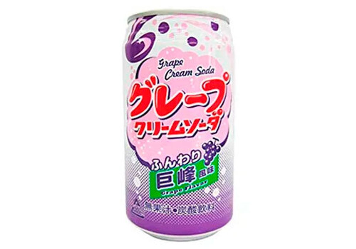 Лимонад со вкусом винограда и крем соды Tominaga, 350мл