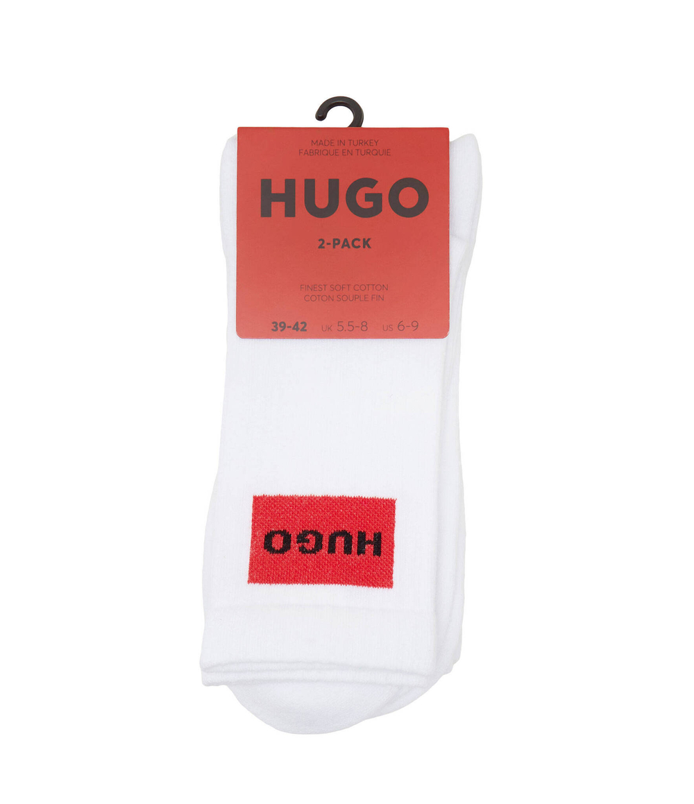 Носки 2 пары QS RIB LABEL CC Hugo Bodywear - белый(50510640)