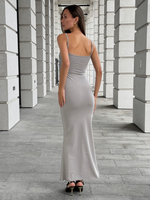 Платье обтягивающее на бретелях