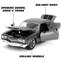 Jada Fast & Furious - Металлическая машинка 1970 Chevrolet Chevelle 1:24 3203099 / артикул   3203099  / GTIN 4006333090905