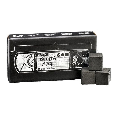 Уголь для кальяна Хулиган "Кассета угля" (25 мм., 18 шт.)