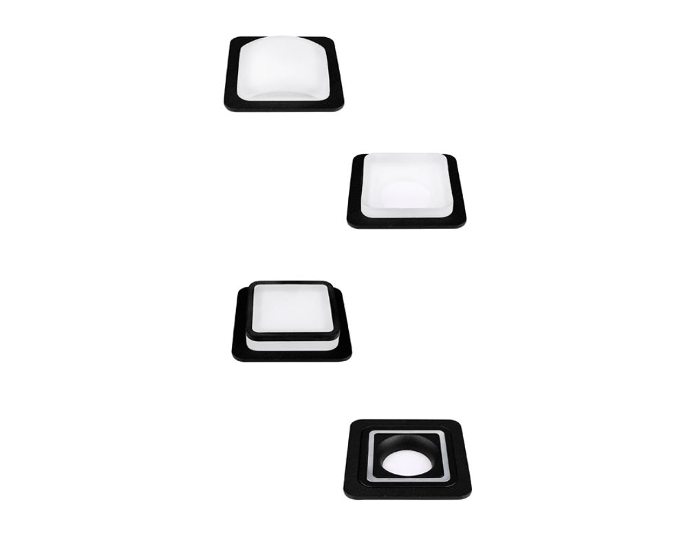 Ambrella Корпус светильника встраиваемый для насадок 70*70mm MR16 Корпуса 70x70mm C7901