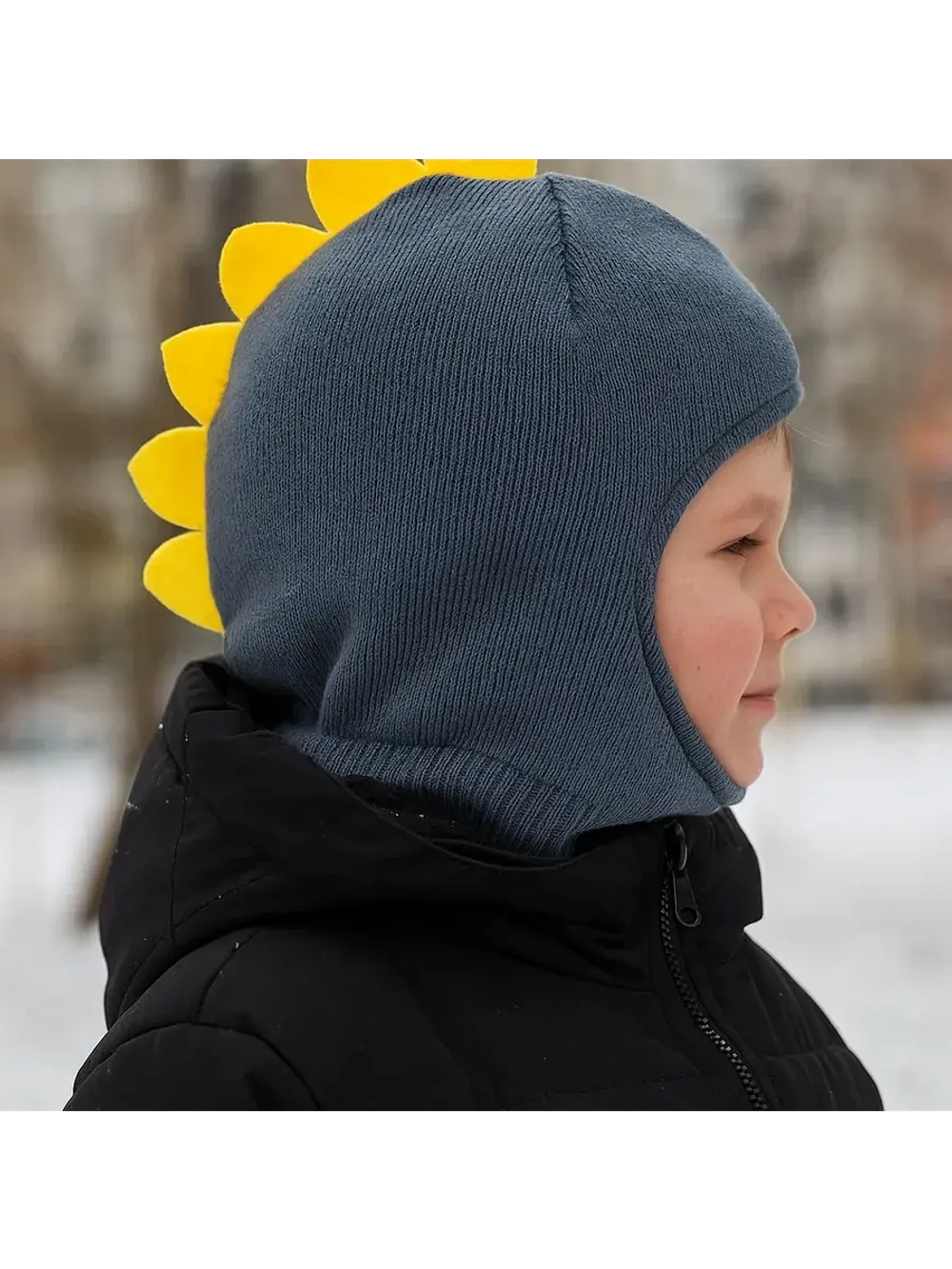 Шапка-шлем для мальчика.