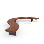 Лавка Rail Road 03 изогнутая