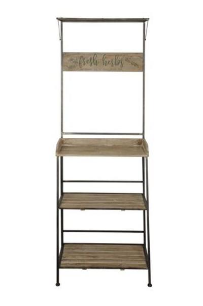 Стеллаж "Свежие травы" 70,5x41x189см Дерево,металл
