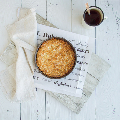 Флан со смородиной