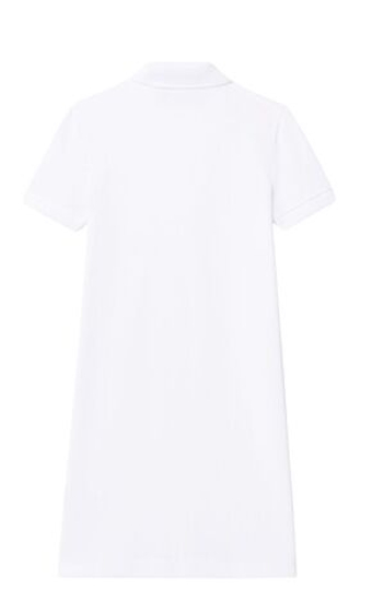 Платье для девочки теннисное Lacoste Pique Polo Dress - белый