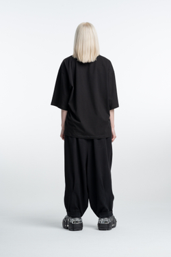 Футболка oversize из легкого трикотажа