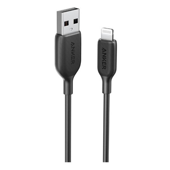Кабель Anker PowerLine III USB-A - Lightning 1.8 м (A8813H11) черный