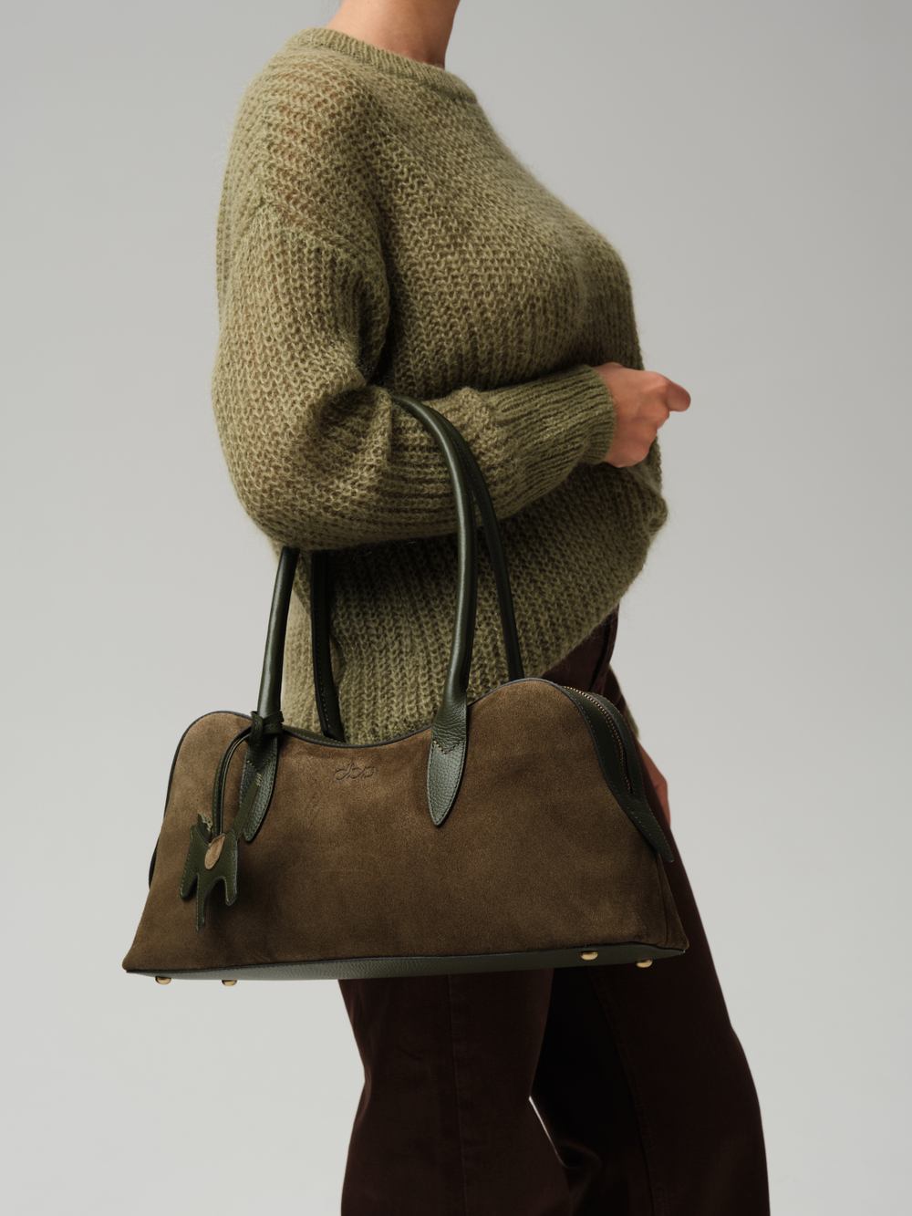 Замшевая сумка Jockey DBR 31168 тундра