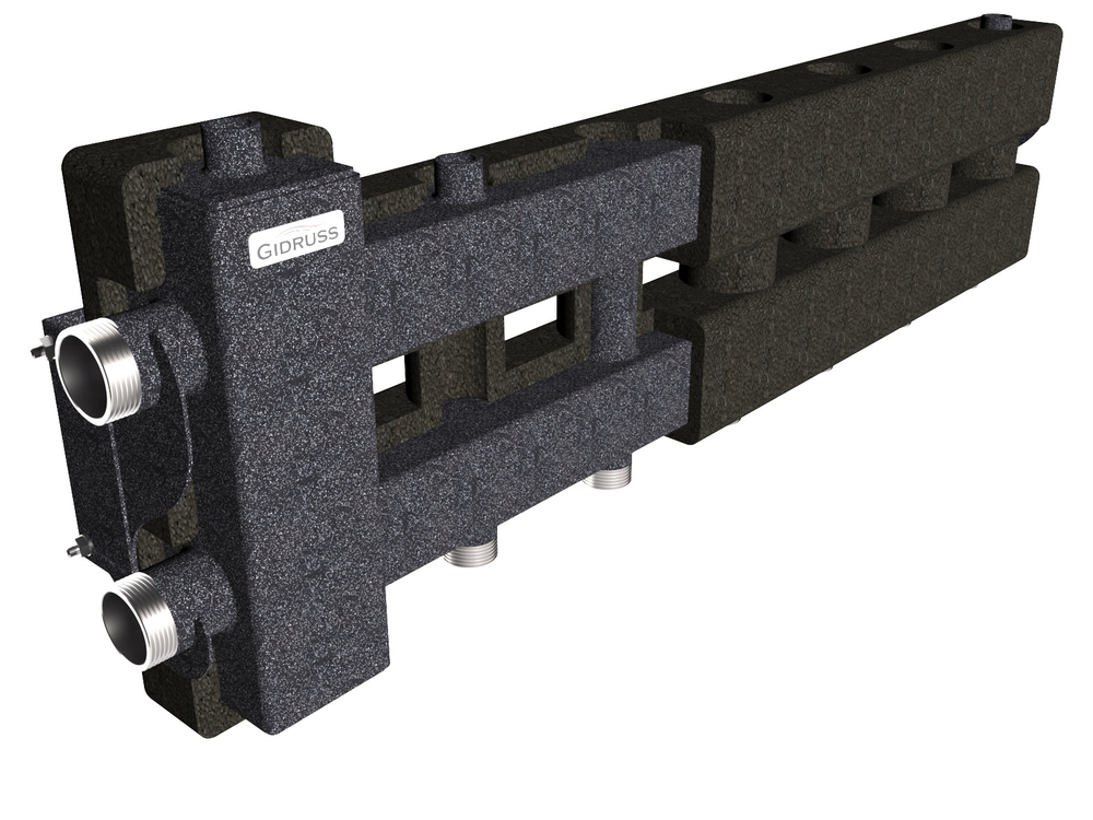 Балансировочный коллектор с термоизоляцией BM-80-4D.EPP
