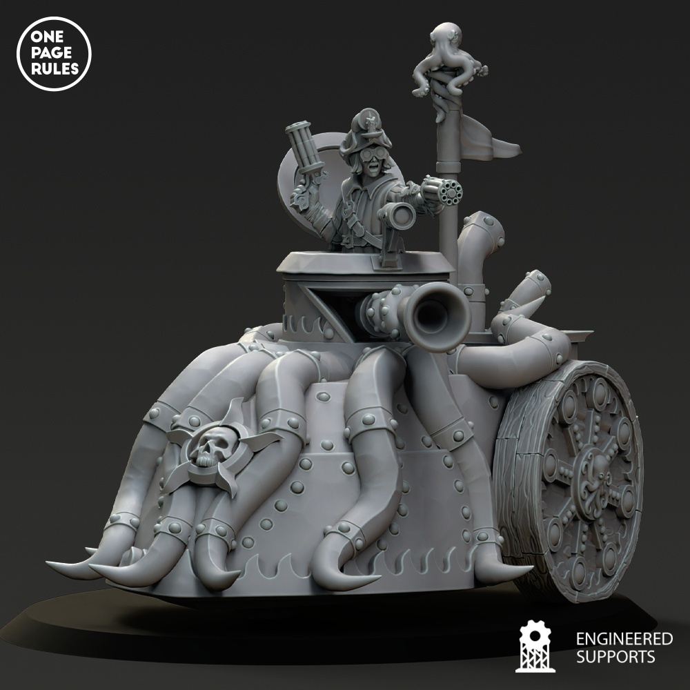 Steam Tank with Volley Gun 2