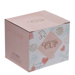 GAEM Кружка с крышкой и ложкой, 230 мл, L12 W9 H10,5 см