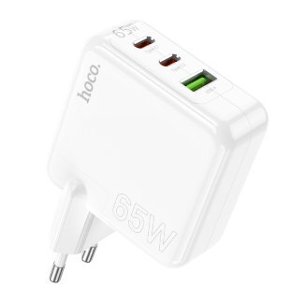 C115A Header PD65W GaN three-port(2C1A) charger(EU)