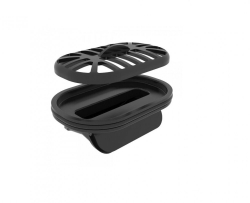 Душевой лоток Pestan Confluo Frameless Line 300 Black Matte
