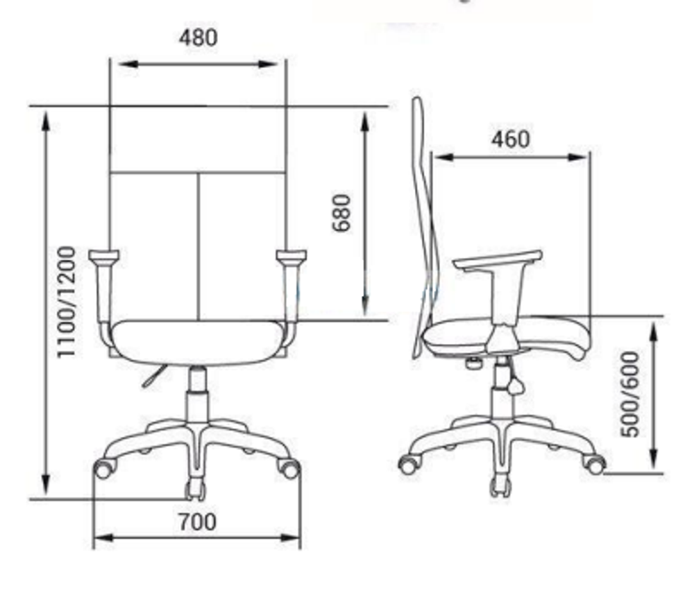 Кресло для руководителя ЛИНК Т ХРОМ