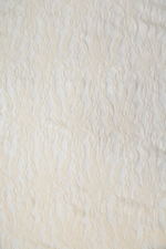 Гипюр стрейч молочный