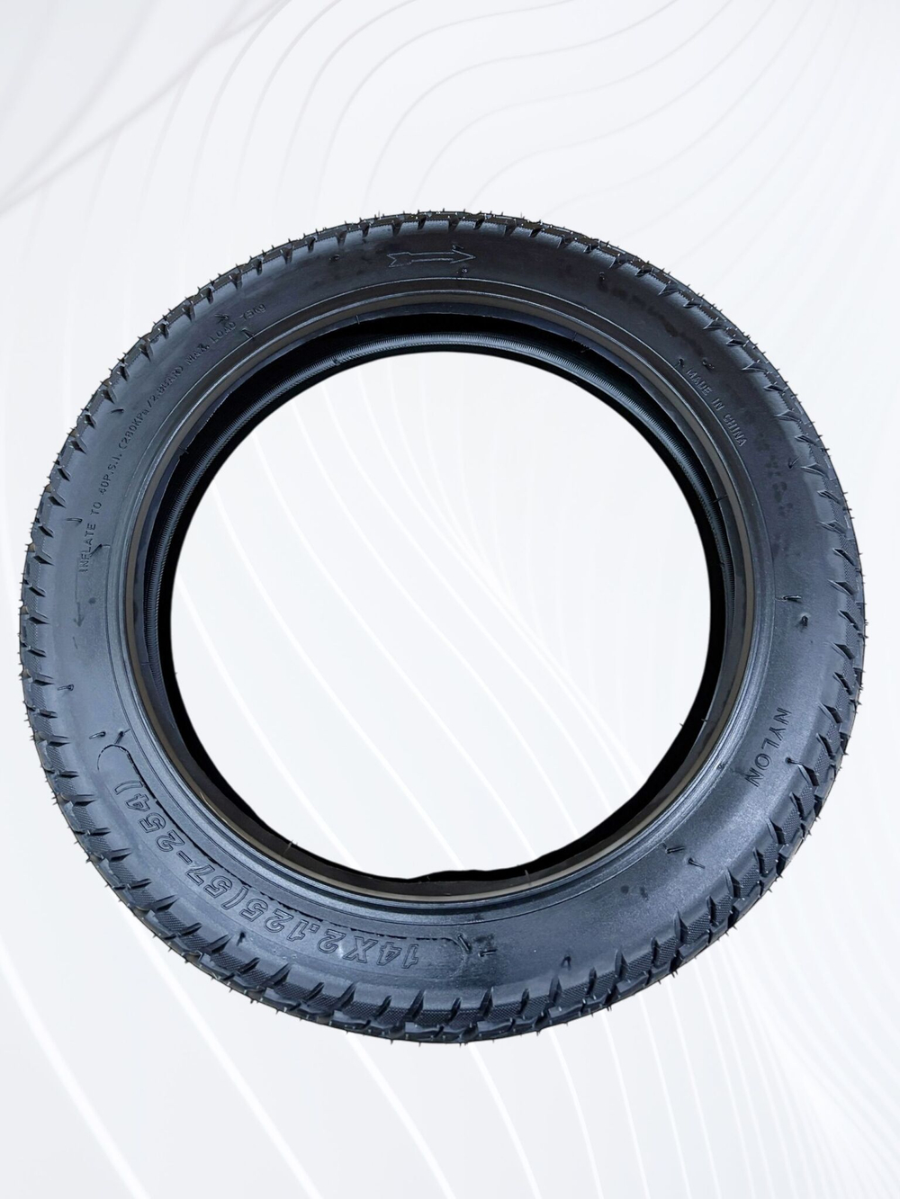 Покрышка 14 дюймов 14x2.125 (57-254) для электровелосипеда Kugoo V1, iconBIT E-BIKE, OxyVolt