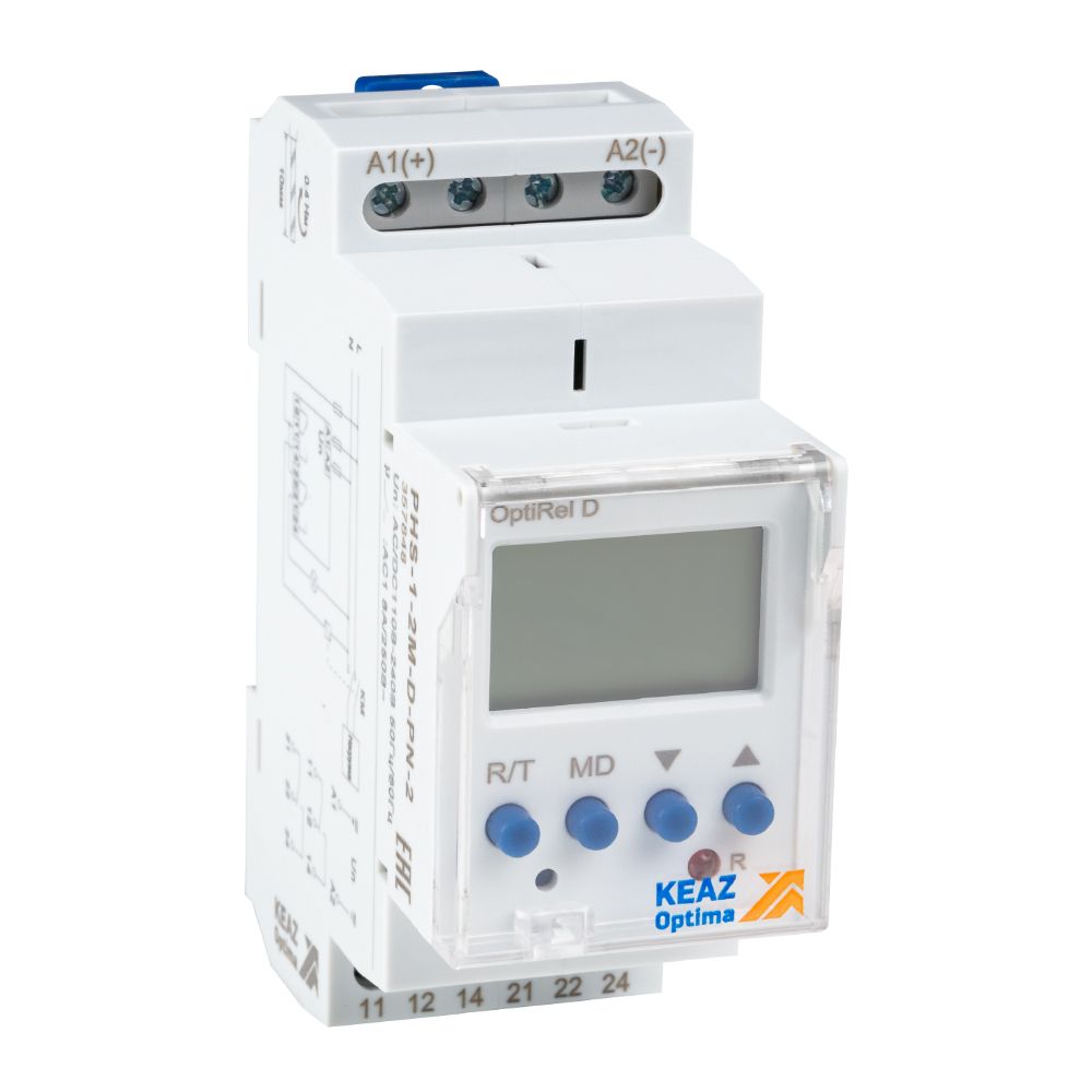 Реле контроля напряжения OptiRel D PHS-1-2M-D-PN-2 цифровое 1Ф 2СО КЭАЗ