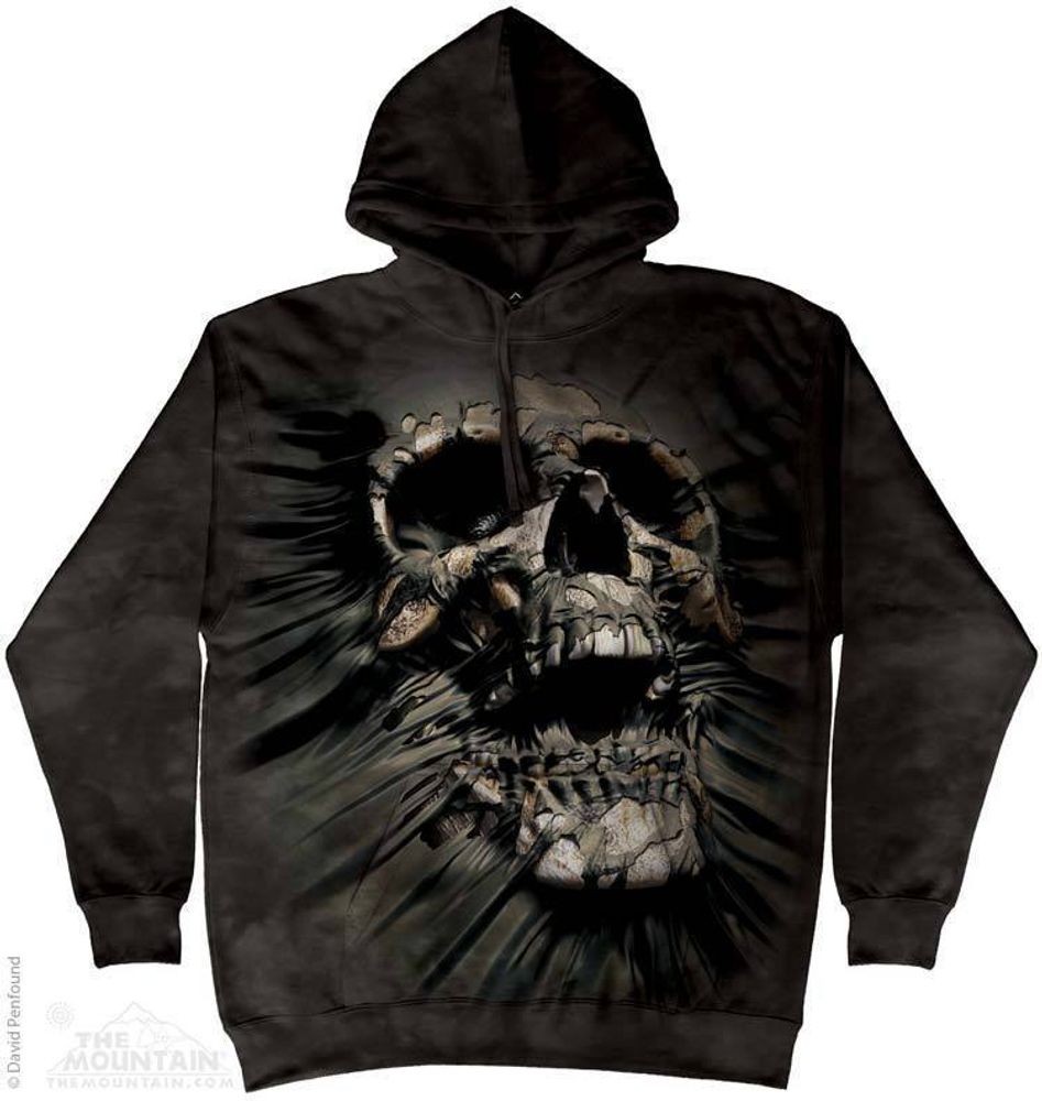 Толстовка Mountain с изображением прорывающегося черепа - Breakthrough Skull Hoodie