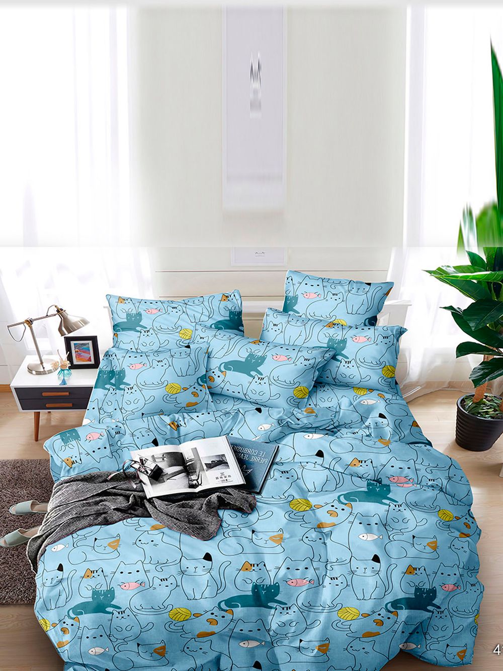 Наволочка комплект 2шт Полисатин Мечта "Кэри" 40x60 см на молнии