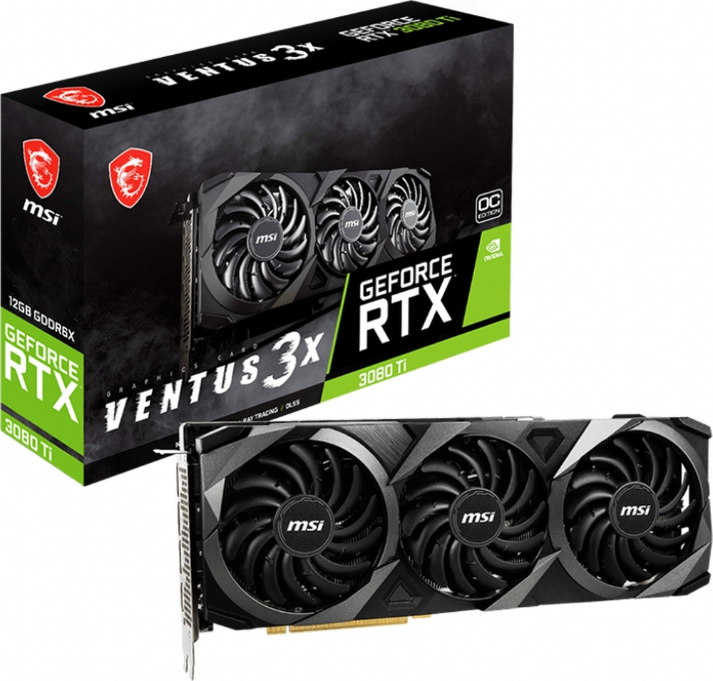 Видеокарта MSI GeForce RTX 3080 Ti VENTUS 3X OC 12Gb
