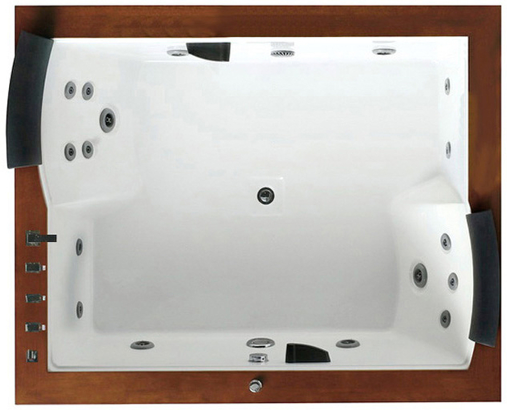 Акриловая ванна Gemy 186х151 G9052 II B L с гидромассажем