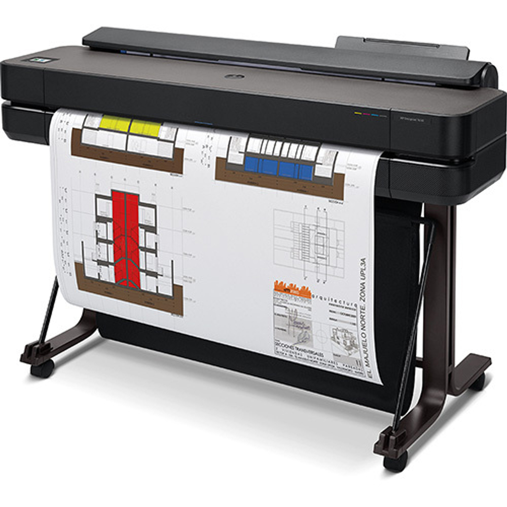 Принтер HP DesignJet T650, A0, 36", 4-цвета, Wi-Fi, подставка, цветной