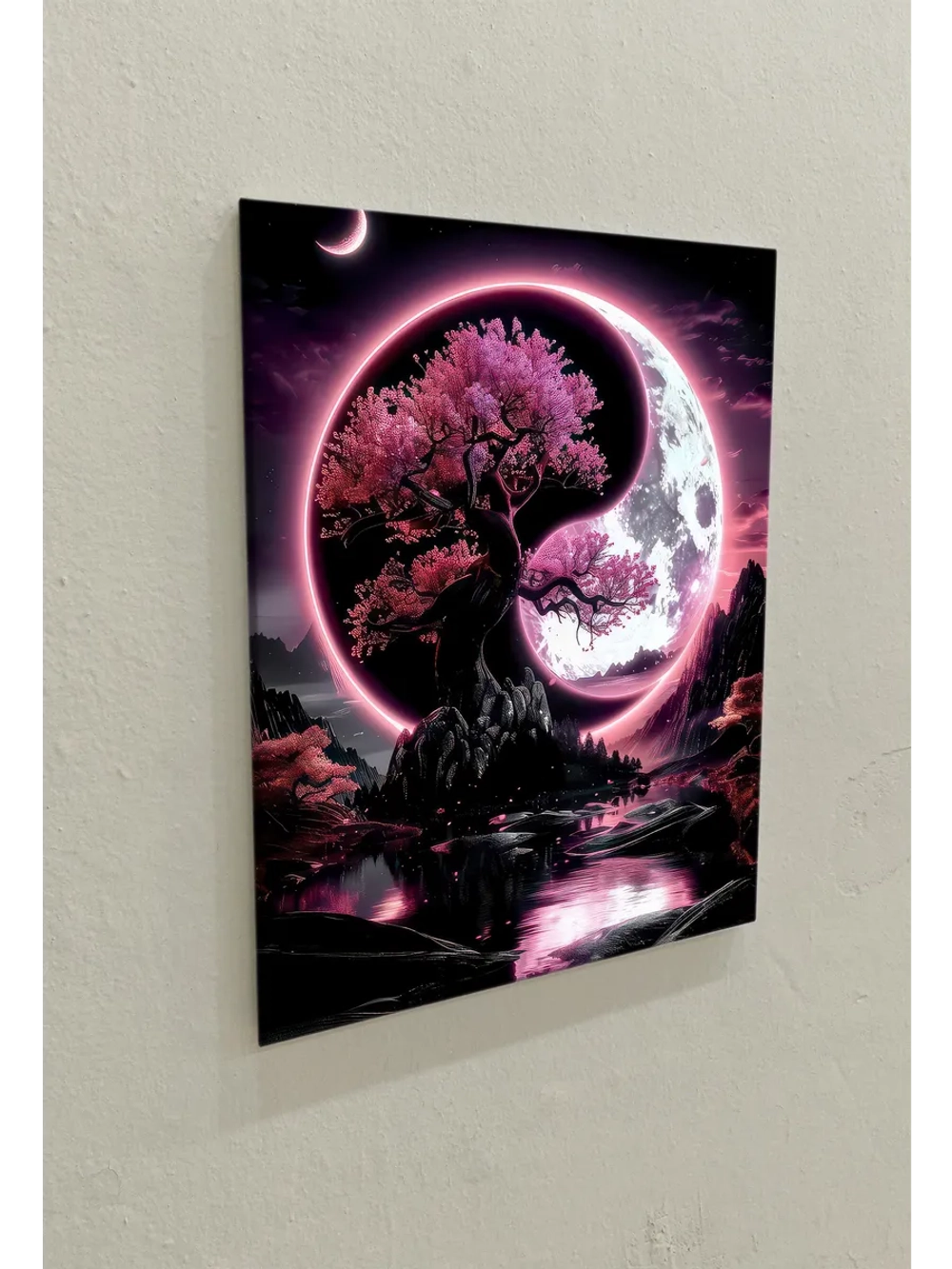 Картина на стену 40 X 50 Инь Янь Фентези