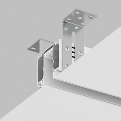 TR2014-WH Профиль-трек SLOTT for DENKIRS SMART, для натяжных потолков, 2 м, алюминий, белый