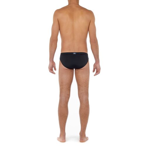 Мужские плавки черные HOM SEA LIFE Swim Mini Briefs 402534_400004