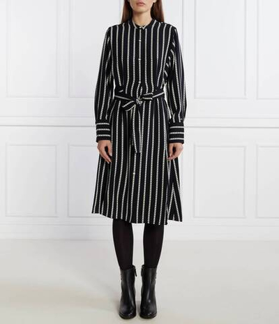Платье ARGYLE STRIPE Tommy Hilfiger - черный(WW0WW40365)