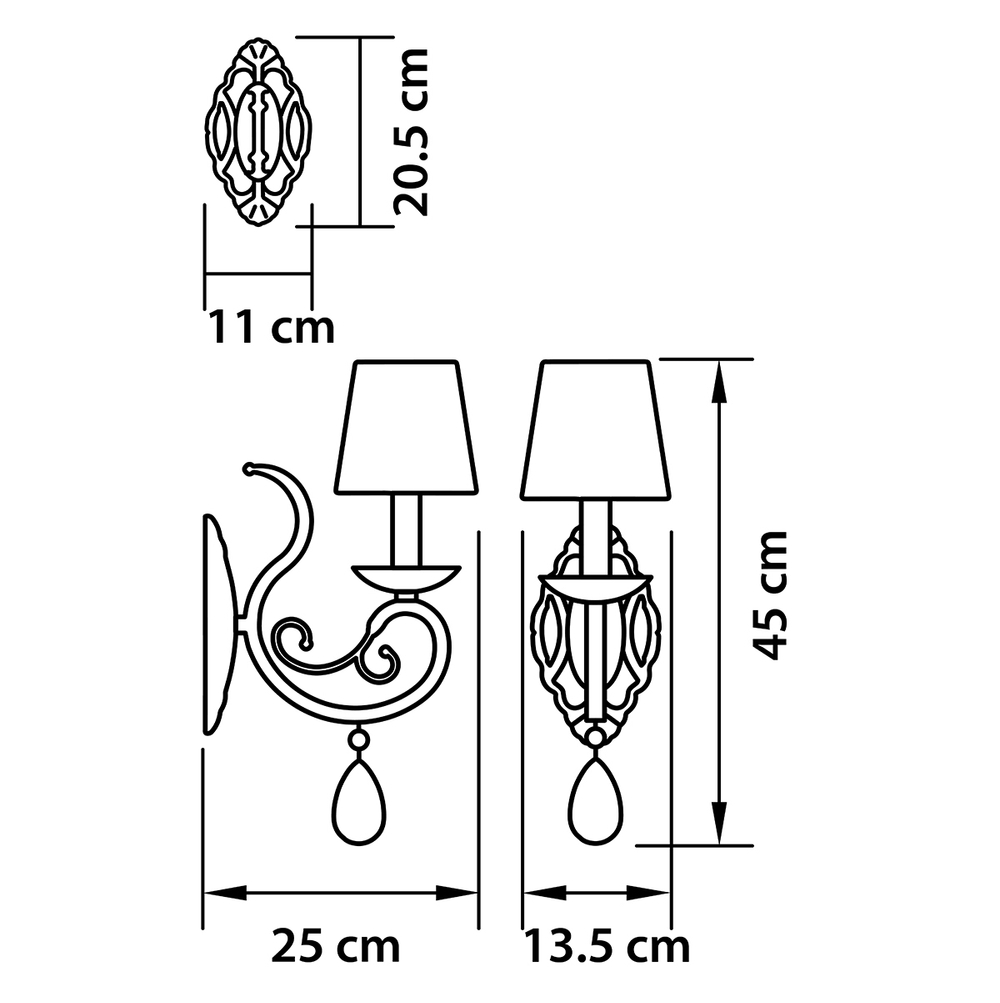 Бра Osgona Ricerco 693614
