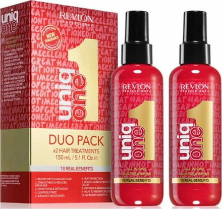 Набор восстанавливающих сывороток для волос Revlon Uniq One ALL IN ONE 150+150 DUO PACK