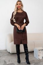 Платье Стефани (мокко мусс)-52р-р Р11-1239/2 Nikol