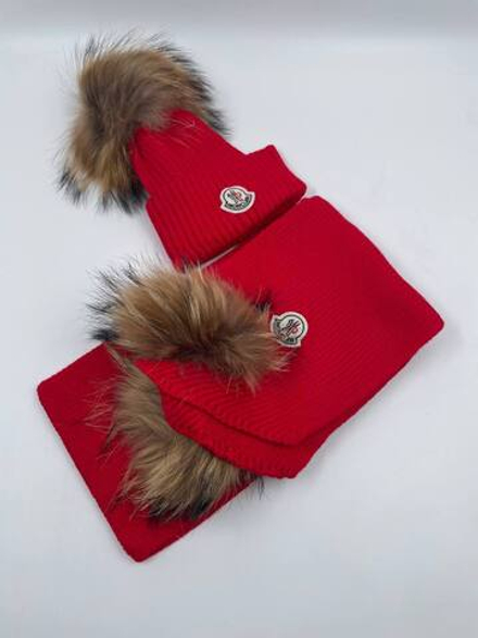 Детская шапка и шарф Moncler