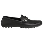 HERMES Idylle Gommino Loafers Men"s Black