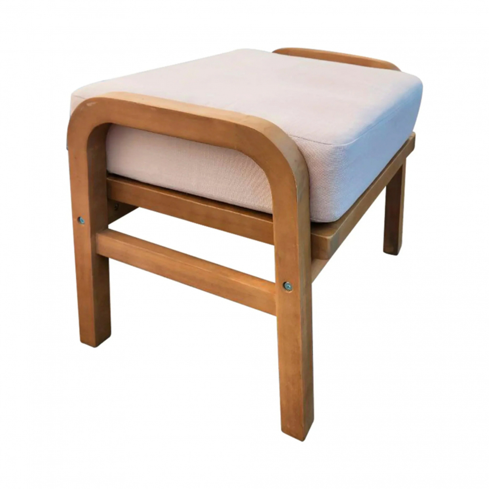 Пуф с подушкой Tagliamento Ravona, натуральный, бежевый