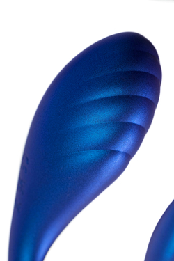 Виброяйцо L'Eroina APP CHOPPY с управлением от приложения и пульта силикон, синий, 21 см