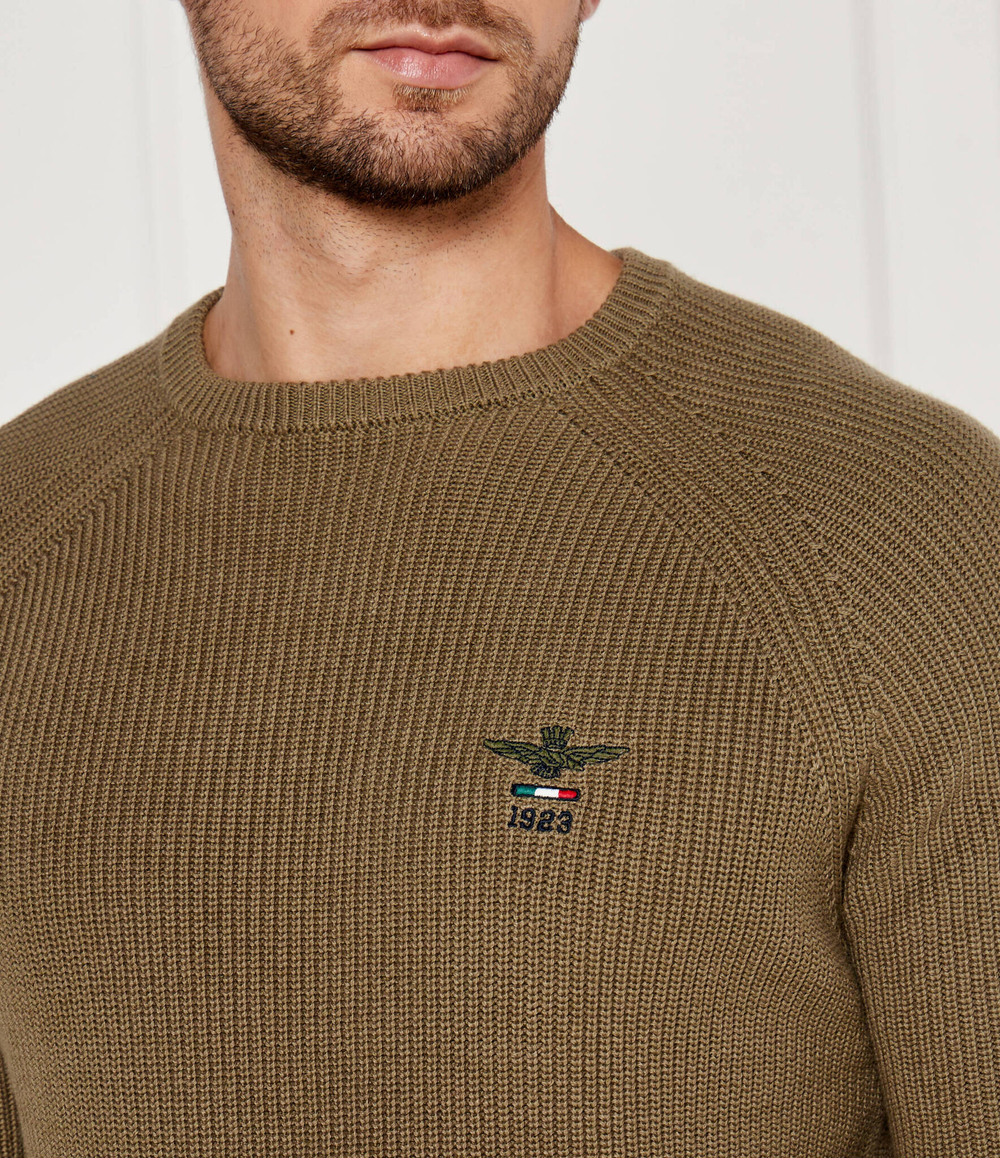 Свитер Aeronautica Militare - зеленый(MA1508L529)