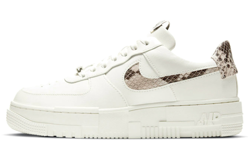 Кроссовки Nike Air Force 1 Pixel Se "Sail Snake" (Женская размерная сетка)