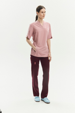 Топ медицинский женский Ньюлук, роза