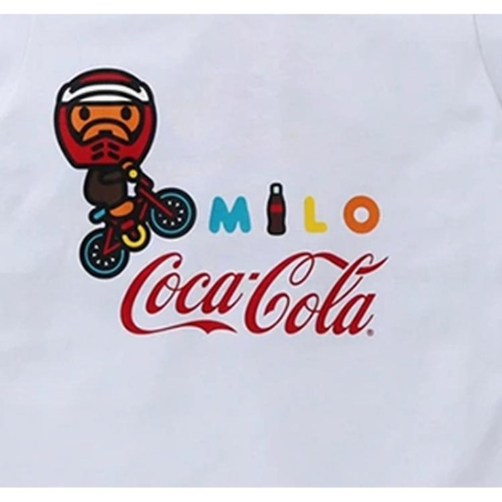 A Bathing Ape X Coca Cola Milo Bmx Tee