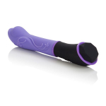 Фиолетовый вибромассажер из силикона TANTRIC AURA MASSAGER - 15 см. (Цвет: фиолетовый)