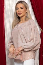 Блуза Путь к сердцу (бежево-розовая) Б14854-30М LT Collection