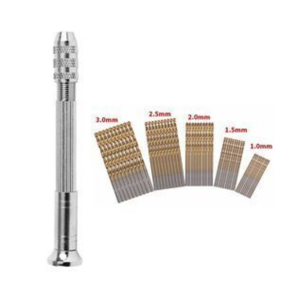 Микродрель ручная + 50 сверл