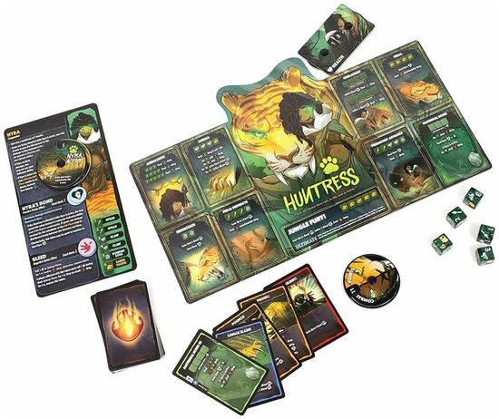 Настольная игра Трон кубов. Второй сезон. Перезагрузка: Битва 2. Тактик vs Охотница